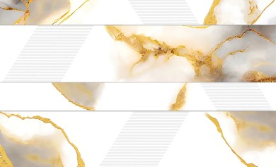 PLATINUM 25X40 REC ALBA GOLD DECOR